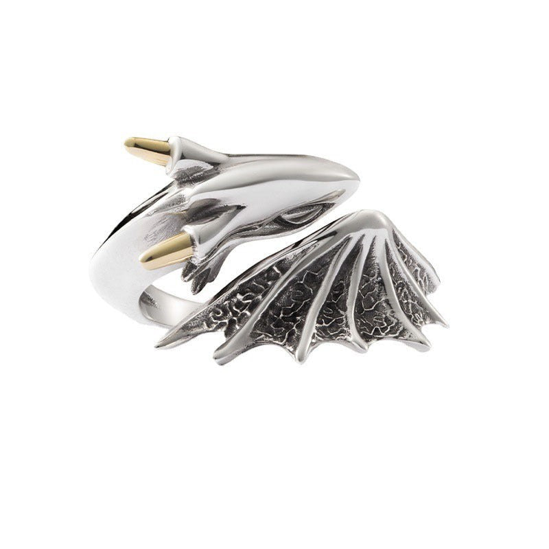 Retro Small Flying Dragon Ring