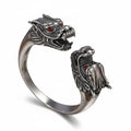Twin Dragon Ring
