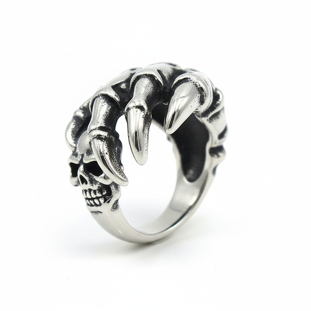 Talon Skull Ring